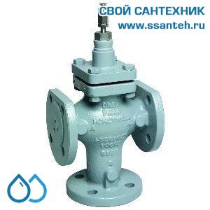 10253 Honeywell, V5050A1124 Клапан трехходовой линейный смесительный фланцевый, PN25, DN15, Kvs 2.5, 20мм, 2…220 °C