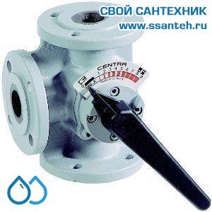 10291 Honeywell DR80GFLA Клапан трехходовой поворотный фланцевый, PN6, DN80, Kvs 100, 2-130 °C