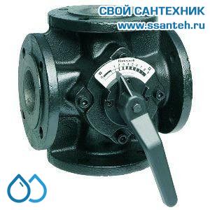 10309 Honeywell ZR32FA Клапан четырехходовой поворотный фланцевый, PN6, DN32, Kvs 16, 2…130 °C
