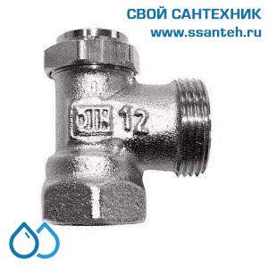 14906 HERZ, 1392411 Вентиль запорный RL-5 угловой 1/2" НР-ВР