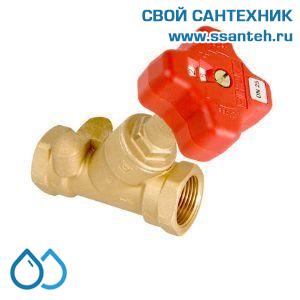 15040 HERZ 1401765 Клапан балансировочный для отопления с линейной характеристикой, DN40, 1 1/2", PN20, Kvs 18,50 м3/час, 110°С, Штремакс-R
