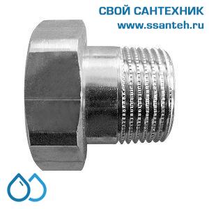 15373 HERZ, 1620904 Соединитель для резьбовых труб 1 1/4", штуцер, гайка, конус