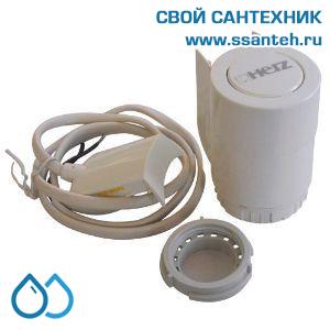 16150 HERZ, 1771101 Термоэлекрический привод для зонного регулирования, М28х1,5, 2-pt, 90Н, 230В, 4,0мм, 3,5мин, НЗ