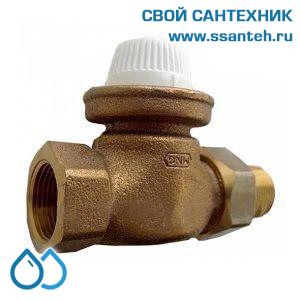 18006 Honeywell V2050DH025 Клапан термостатический радиаторный прямой, 1", Kvs 5.0, для гравитационных систем