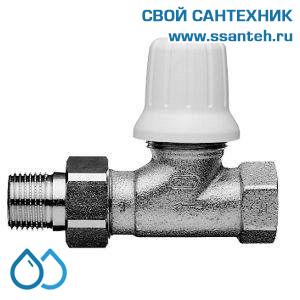 18016 Honeywell, V2605D0020 Клапан ручной радиаторный регулировочный прямой, 3/4", Kvs 2.2, Ру 10, 120С, с предварительной настройкой