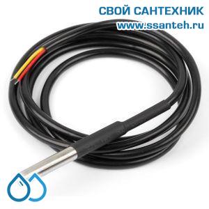 23679 PF05-65-2M Датчик температуры теплоносителя, IP65, NTC 5 кОм, -40...+150°C, L=55 мм, d=6 мм, кабель 2 м