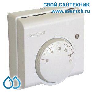 07040 Honeywell T4360B1031 Комнатный термостат для отопления, 10-30С, SPST, 16А, светодиод