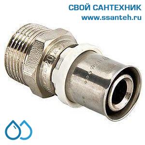 00980 Соединитель пресс с переходом на нар.р. 26 х 3/4"