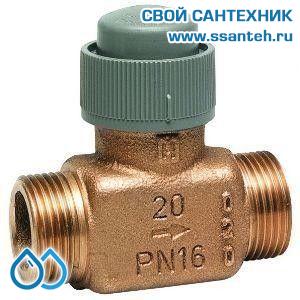 09983 Honeywell, V5832A1020 Клапан двухходовой (проходной) регулирующий резьбовой, PN16, DN15, Kvs 0.4, 6.5мм, 2…120 °C